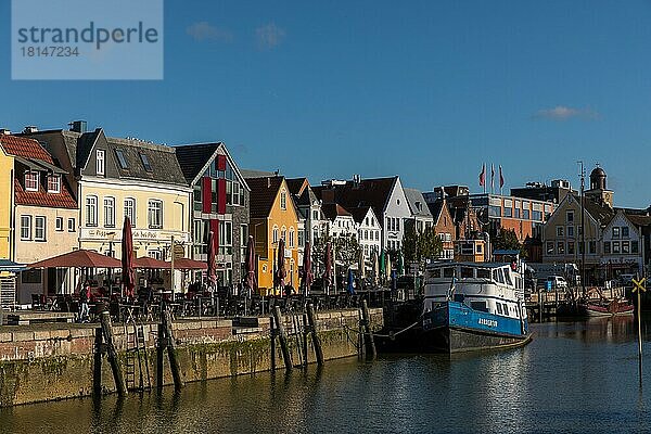 Altstadt  Husum  Nordfriesland  Schleswig-Holstein  Deutschland  Europa