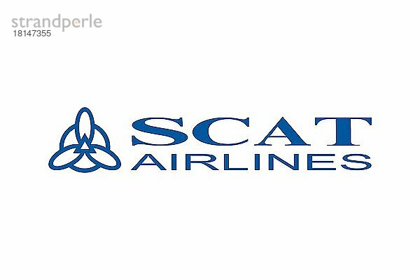 SCAT Airline  Logo  Weißer Hintergrund