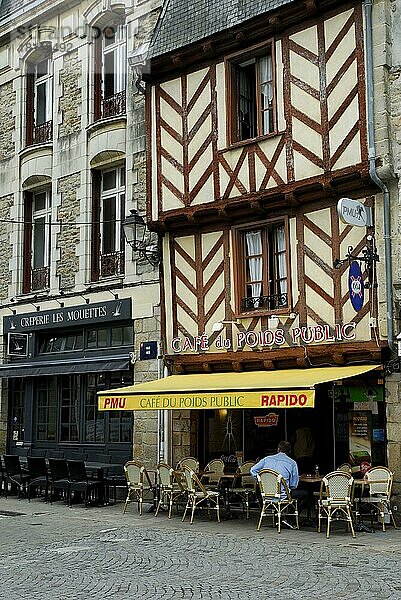Restaurant  Vannes  Morbihan  Bretagne  Frankreich  Europa