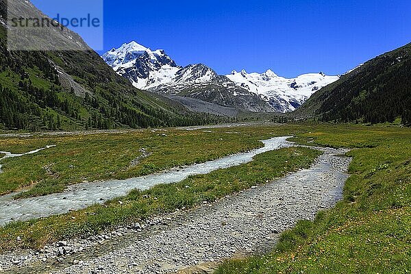 Rosegtal  Graubünden  Engadin  Schweiz  Europa