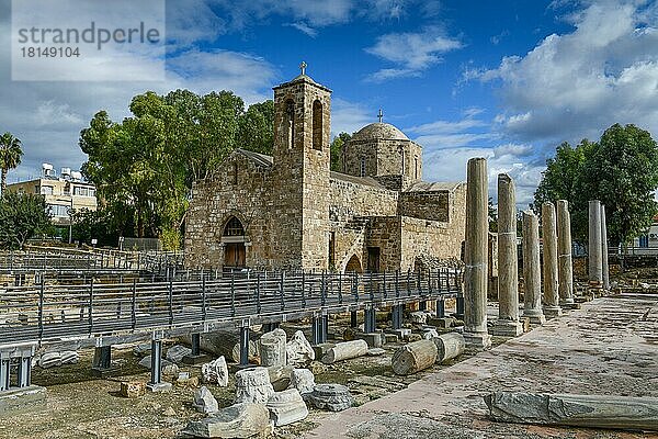 Kirche  Agia Kyriaki Chrysopolitissa  Paphos  Zypern  Europa