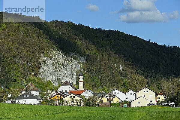 Riedenburg  Ortsteil Prunn  April  Riedenburg  Altmühltal  Franken  Bayern  Deutschland  Europa