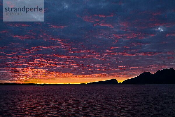 Küste  Sandnesjoen  Norwegen  Europa