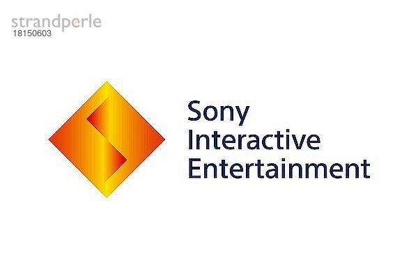 Sony Interactive Entertainment  Logo  Weißer Hintergrund