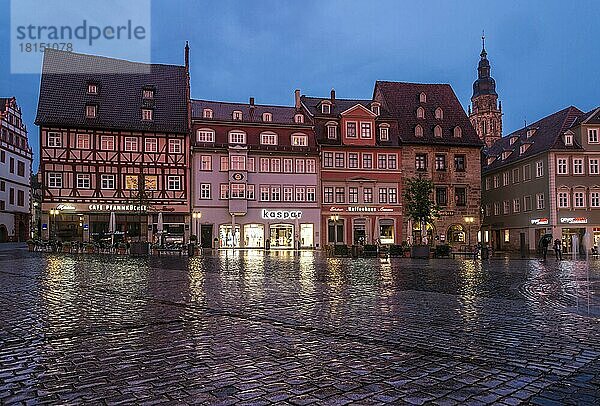 Markt  Coburg  Oberfranken  Bayern  Deutschland  Europa