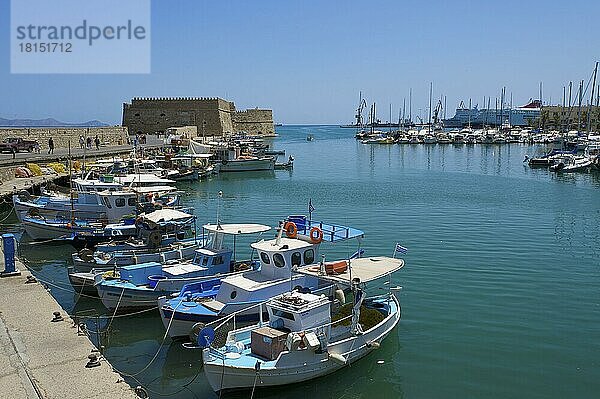 Hafen von Heraklion  Kreta  Griechenland  Europa