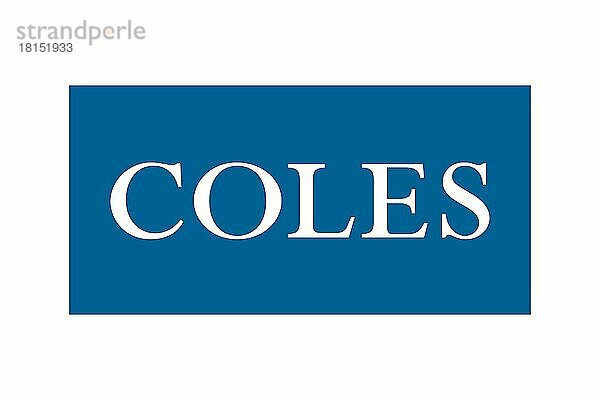 Coles bookstore  Logo  Weißer Hintergrund