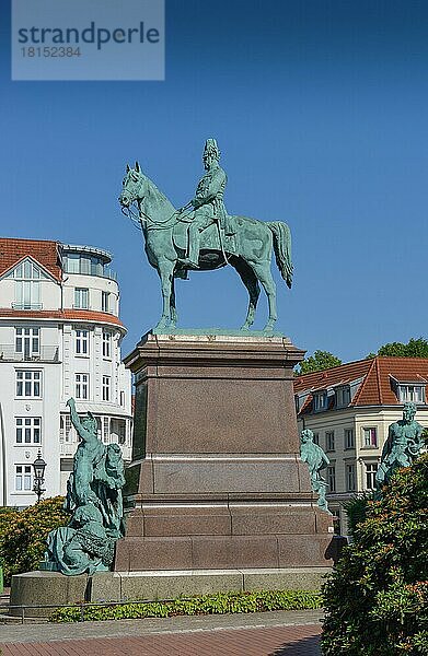 Kaiser-Wilhelm-Denkmal  Platz der Republik  Altona  Hamburg  Deutschland  Europa