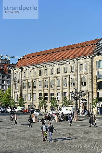 Berlin Brandenburgische Akademie der Wissenschaften  Gendarmenmarkt  Mitte  Deutschland  Europa