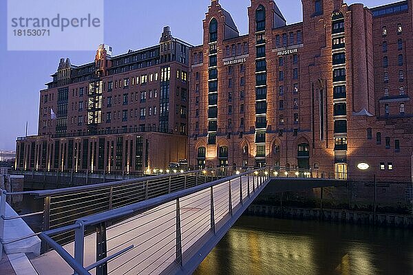 Maritimes Museum  Speicherstadt  Hamburg  Deutschland  Europa