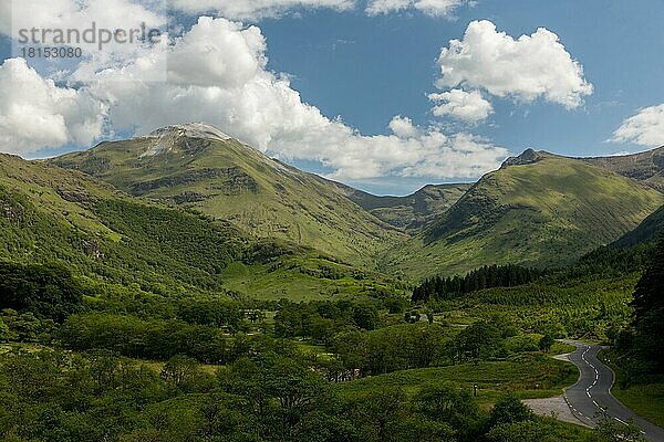 Glen Nevis  Highlands  Schottland  Großbritannien  Europa