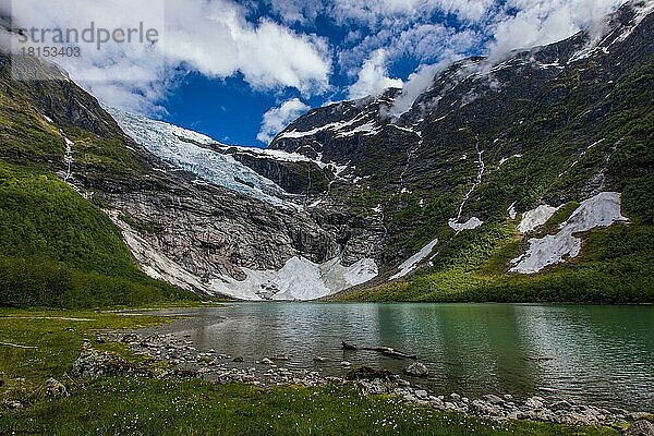 Gletscher  Boyabreen  Sogn og Fjordane  Norwegen  Europa