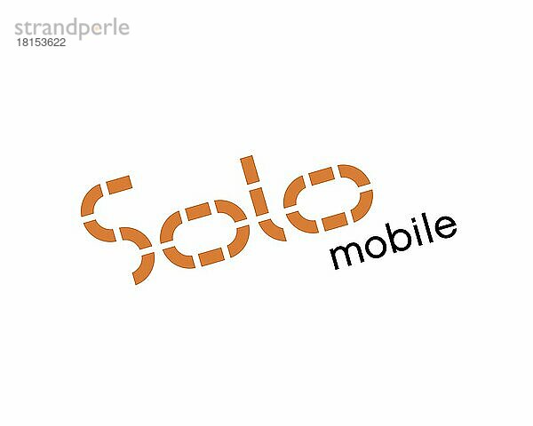 Solo Mobile  gedrehtes Logo  Weißer Hintergrund