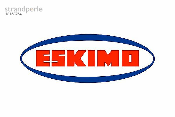 Eskimo ice cream  Logo  Weißer Hintergrund