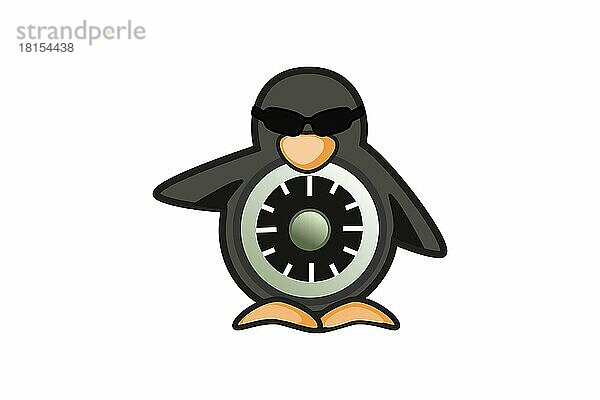Security Enhanced Linux  Logo  Weißer Hintergrund
