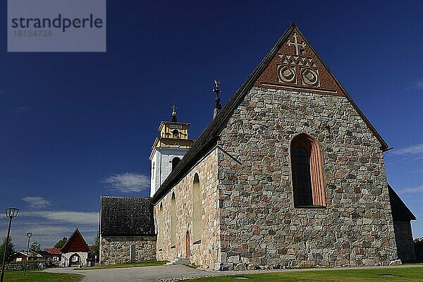 Kirche  Kirchstadt  Gammelstad (Altstadt) Lulea  Norbotten  Schweden2