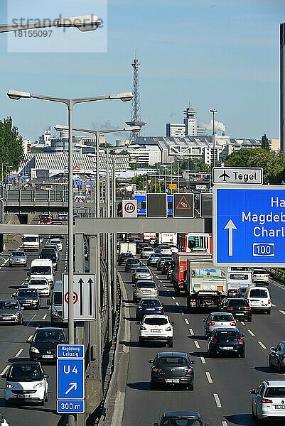 Stadtautobahn  Wilmersdorf  Berlin  Deutschland  Europa