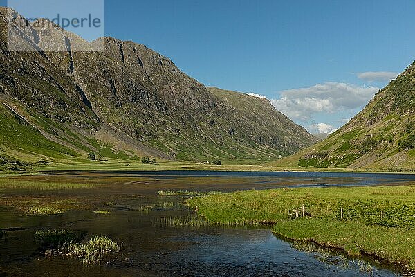 Glencoe  Highlands  Schottland  Großbritannien  Europa