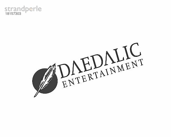 Daedalic Entertainment  gedrehtes Logo  Weißer Hintergrund