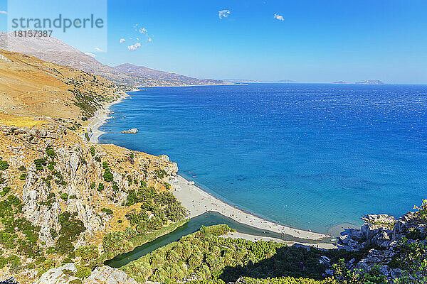 Preveli Beach  Rethymno  Kreta  Griechische Inseln  Griechenland  Europa