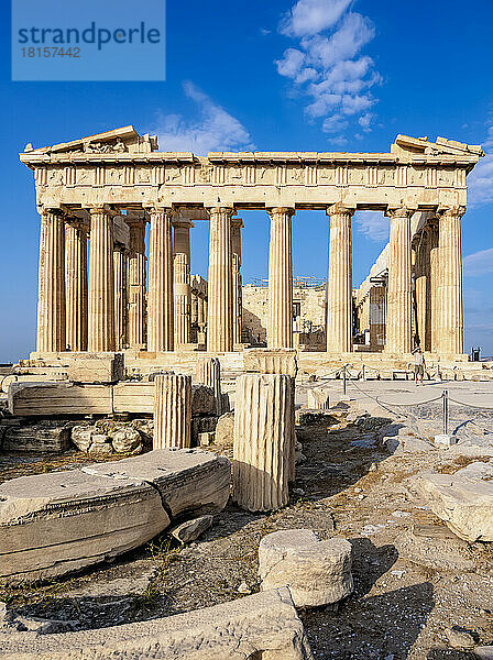 Parthenon  Akropolis  UNESCO-Weltkulturerbe  Athen  Attika  Griechenland  Europa