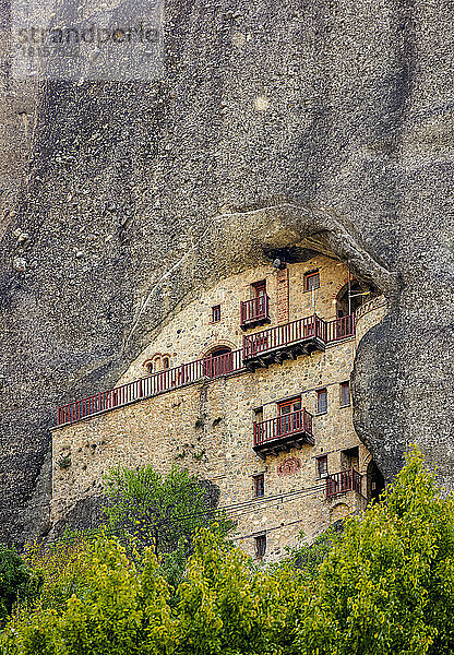 Kloster des Heiligen Nikolaus von Badova  Meteora  UNESCO-Weltkulturerbe  Thessalien  Griechenland  Europa