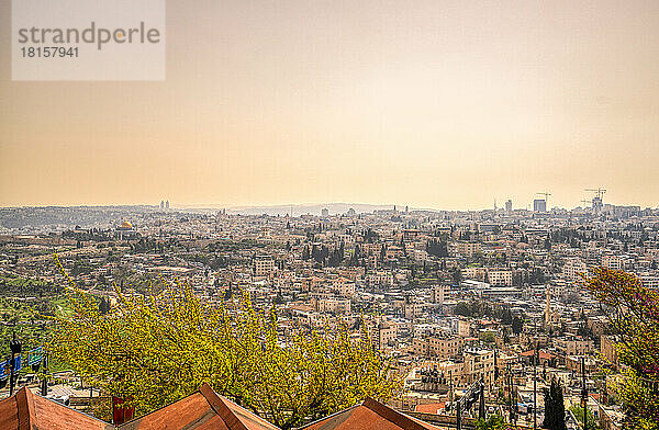 Eine Ansicht von Jerusalem  Jerusalem  Israel  Naher Osten
