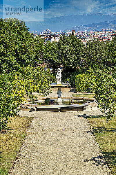 Boboli-Gärten  UNESCO-Weltkulturerbe  Florenz  Toskana  Italien  Europa