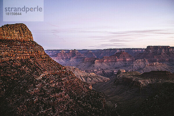 Sonnenaufgang von Horseshoe Mesa  Grand Canyon Nationalpark  Arizona