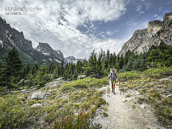 Wanderung vom Elephant's Perch in den Sawtooth Mountains