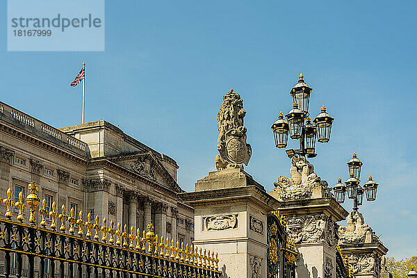 Großbritannien  England  London  Zaun vor dem Buckingham Palace