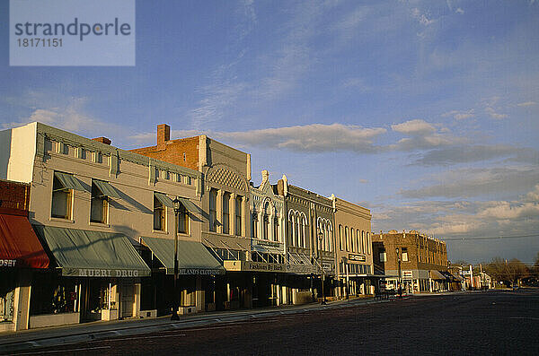 Hauptstraße einer Kleinstadt in Nebraska; Seward  Nebraska  Vereinigte Staaten von Amerika