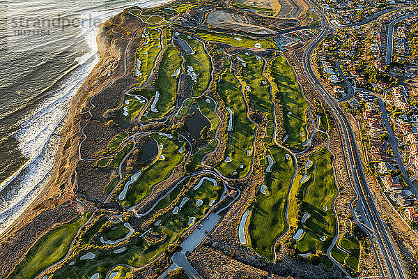 Luxus-Golfplatz am Wasser in Rancho Palos Verdes  Kalifornien  USA; Rancho Palos Verdes  Kalifornien  Vereinigte Staaten von Amerika