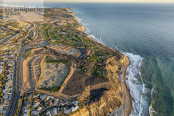 Luxus-Golfplatz am Wasser in Rancho Palos Verdes  Kalifornien  USA; Rancho Palos Verdes  Kalifornien  Vereinigte Staaten von Amerika