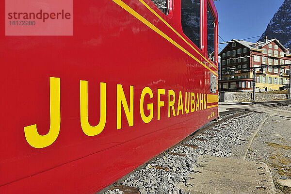 Jungfraubahn  Kleine Scheidegg  Lauterbrunnen  Grindelwald  Alpen  Bern  Schweiz