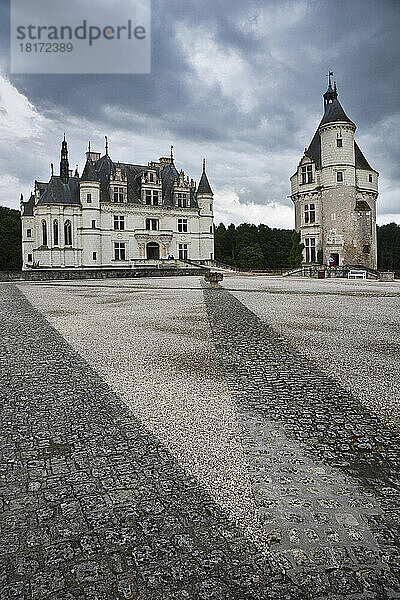 Chateau de Chenonceau  Chenonceaux  Indre-et-Loire  Loiretal  Frankreich