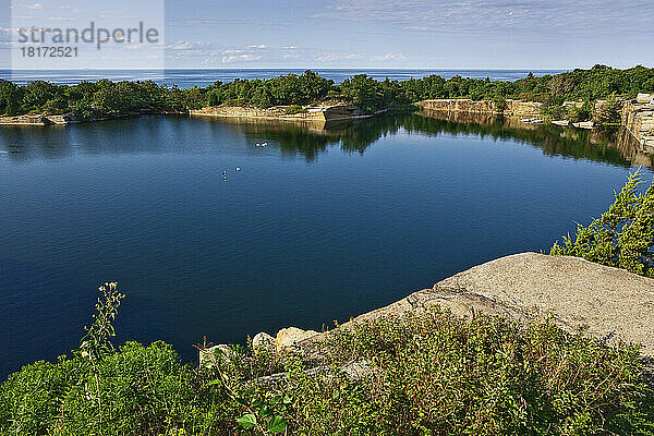 Babson's Quarry  Halibut Point State Park  Rockport  Cape Ann  Massachusetts  USA