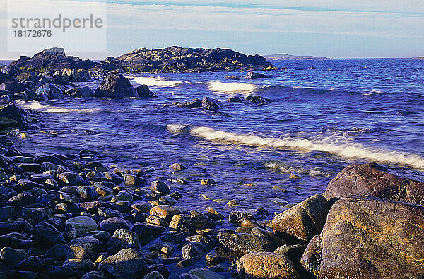 Küste  Louisbourg  Nova Scotia  Kanada