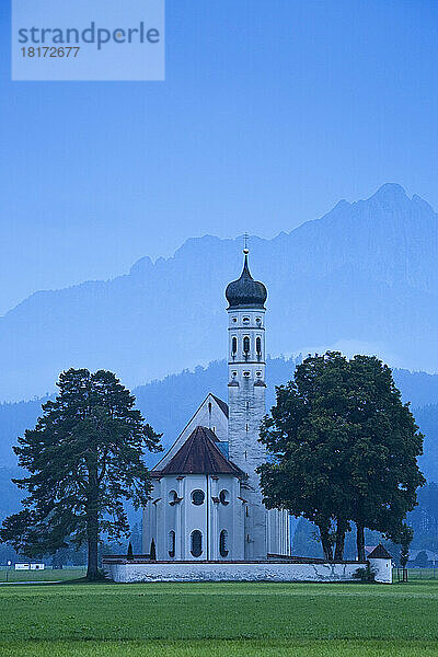 Kirche St. Coloman  Schwangau  Bayern  Deutschland