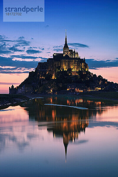 Mont Saint Michel  Normandie  Frankreich