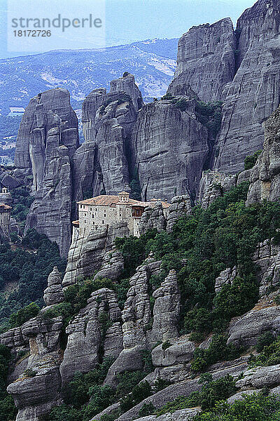 Kloster Roussanu  Meteora  Thessalien  Griechenland