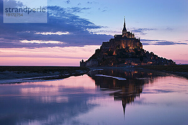 Mont Saint Michel  Normandie  Frankreich