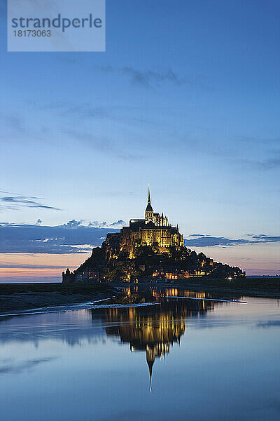 Mont Saint Michel  Normandie  Frankreich