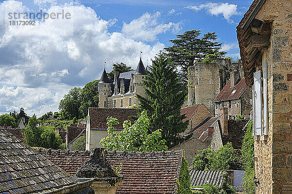 Chateau de Montresor  Montresor  Indre-et-Loire  Loiretal  Frankreich