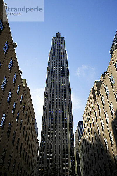 Das GE-Gebäude  Rockefeller Center  New York City  New York  USA