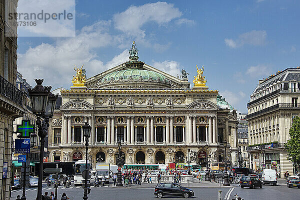 Palais Garnier  9. Arrondissement  Paris  Ile-de-France  Frankreich