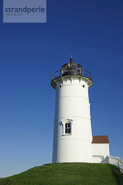 Nobska Leuchtturm  Woods Hole  Falmouth  Cape Cod  Massachusetts  USA