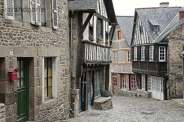 Rue du Petit Fort  Dinan  Bretagne  Frankreich