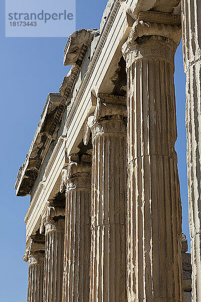 Columns  Erechtheum  Acropolis  Athens  Greece