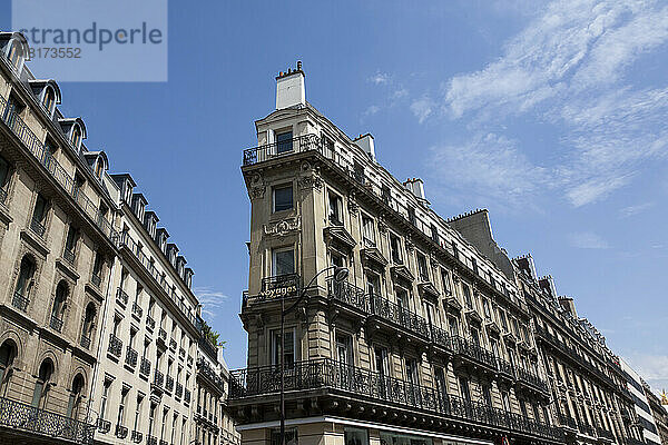 Fassade von Gebäuden  Paris  Ile-de-France  Frankreich